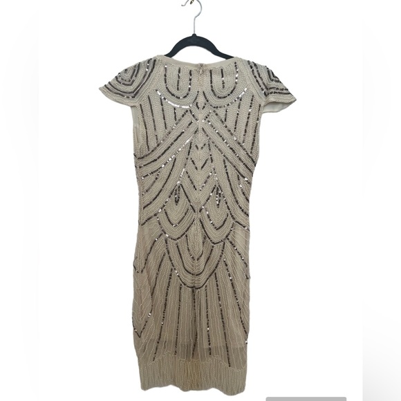 Verte art  deco dress size L - Picture 2 of 4